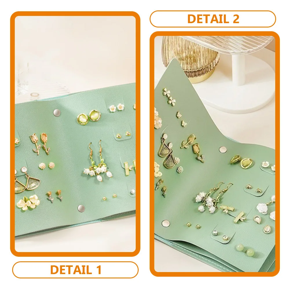 

Compact Holder Earring For Jewelry Holder Organizer Travel Case Jewelry Storage Case Earring Book Stud Organizer