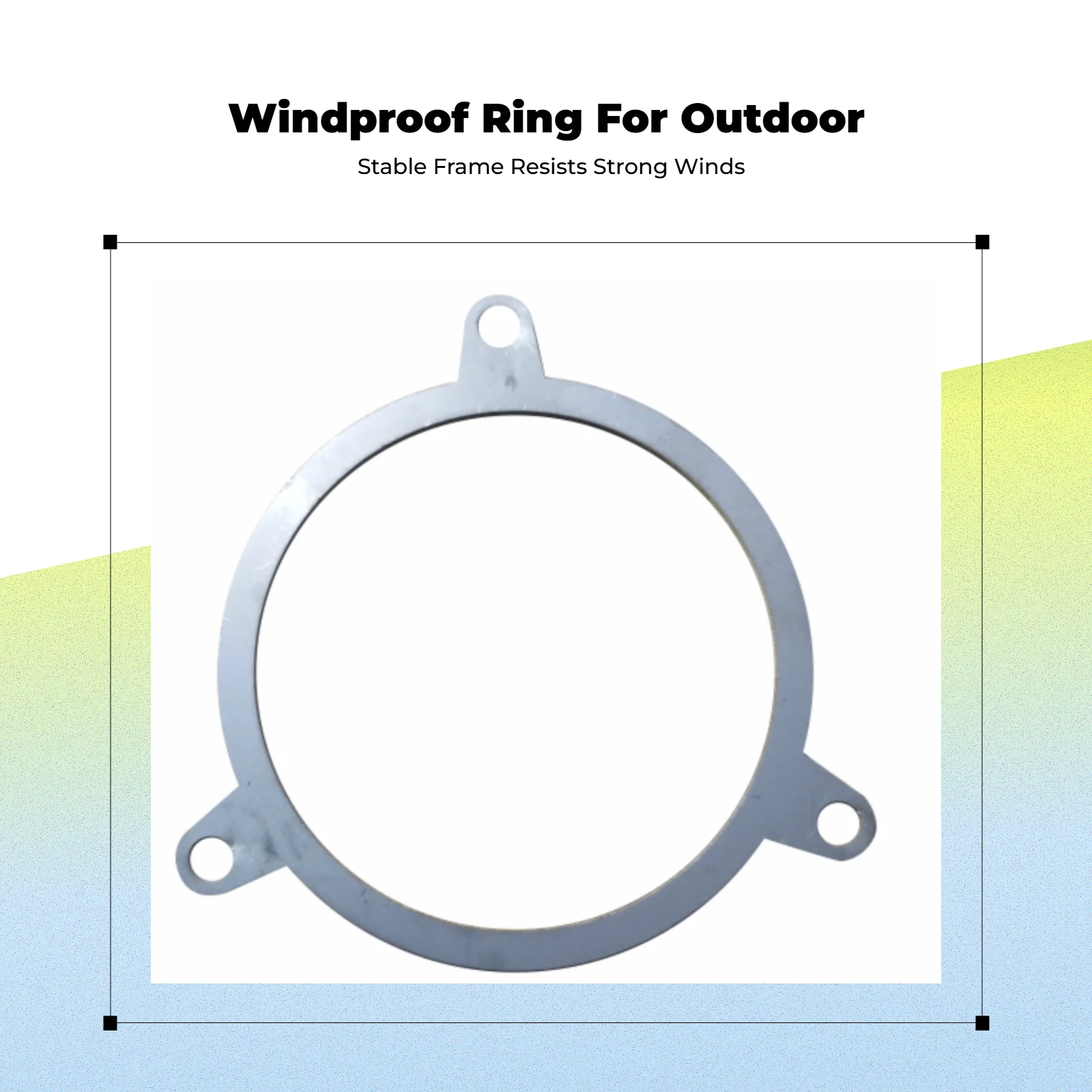 

Stainless steel windproof chimney ring
