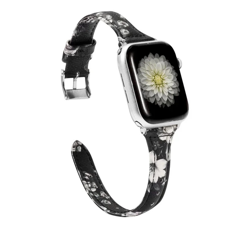 女性用本革腕時計,バンド,アップルウォッチ,シリーズ6,5,4,3,38,40,42,44mm,ff-pr