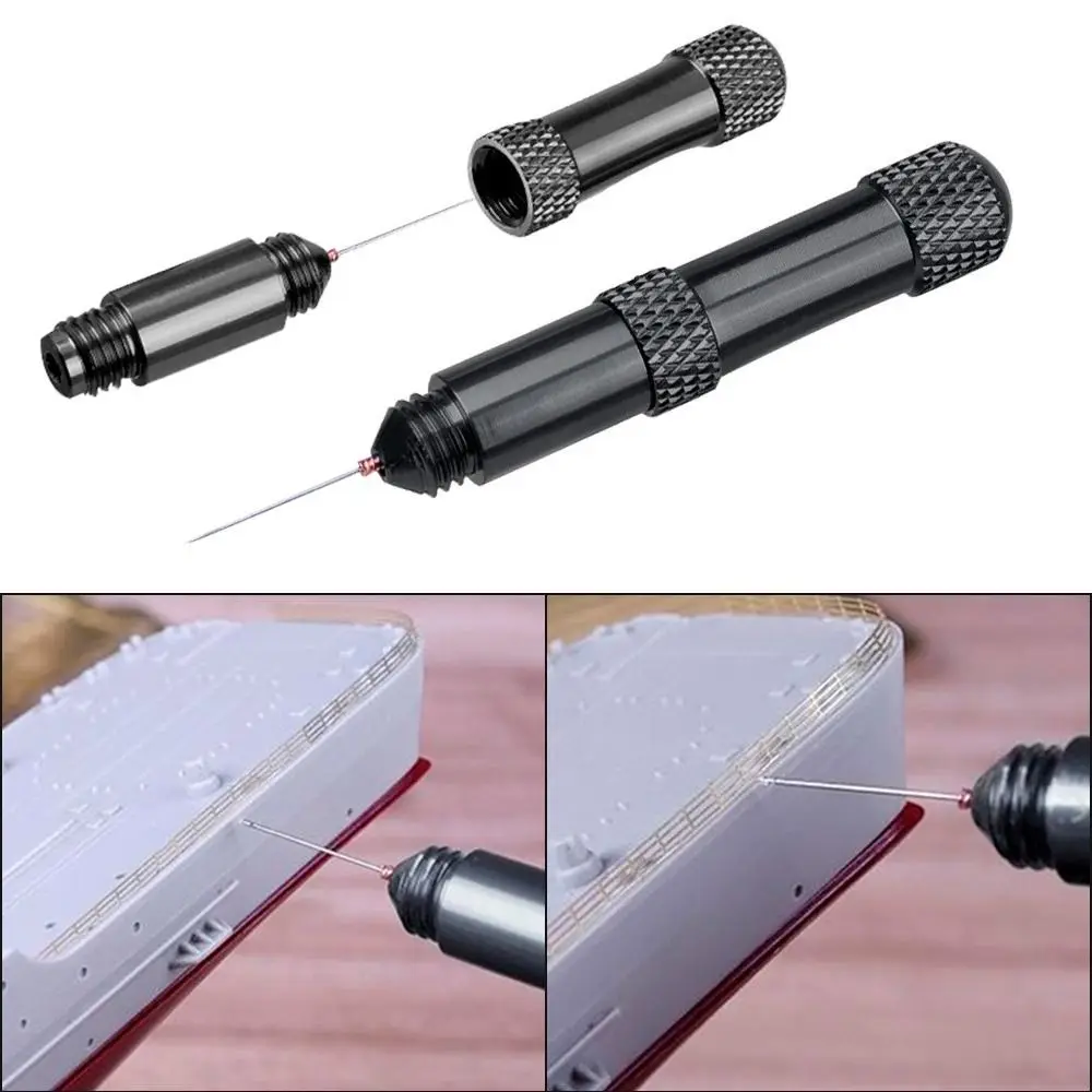 Mini Model Dağıtım Çubuğu Metal Sabit Model Tutkal Dağıtım Yardımcısı Taşınabilir Küçük Parça Tutkal Aplikatörü İğne Hobi El Sanatları