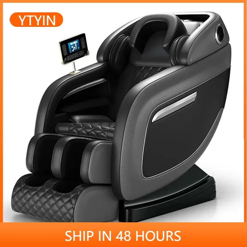 

YTYIN 2023, массажное кресло с нулевой гравитацией, электрический массажный диван для всего тела, цена с массажным ЖК-контроллером, искусственная кожа