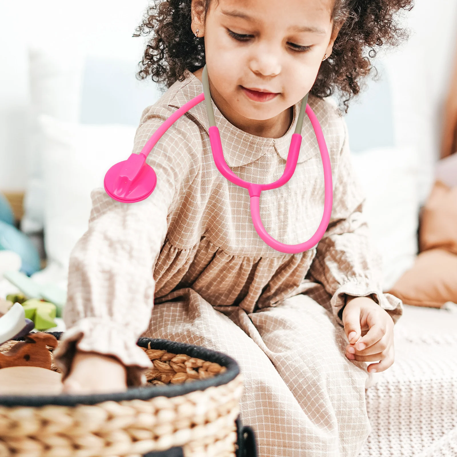 4pcs Kids Stethoscope Simulation Nursing Role Play Doctor Game Set For Children Pretend Play Realistic Medical