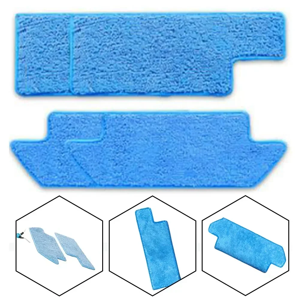 2pcs Mop Cloths For Hobot Legee 7 Cleaning Robot For Floor Vacuuming Carpet No Dead Space Cleaning Cloth Pad