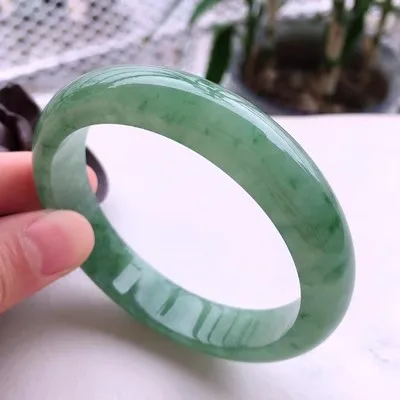

zheru Jewelry Natural Burma Jade 54mm-62mm bracelet Exquisite Princess bracelet send girlfriend send mom