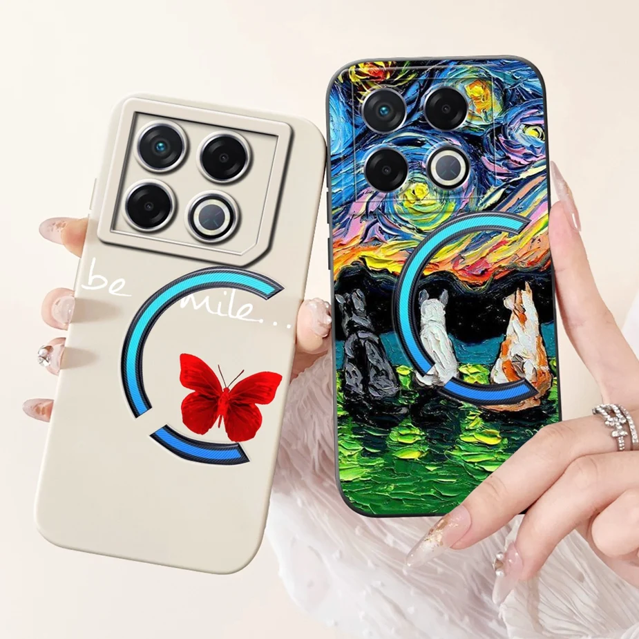 For Infinix GT 20 Pro Case X6871 Cute Astronauts Cartoon Cover Soft Silicone Phone Cases For Infinix GT 20 Pro GT20Pro 5G Bumper