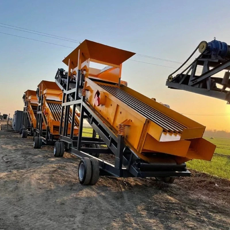 FOB Price Deposit Mobile Vibrating Screen Machine Coal Mine Quarry Special Mineral Screening Machine Large Separator
