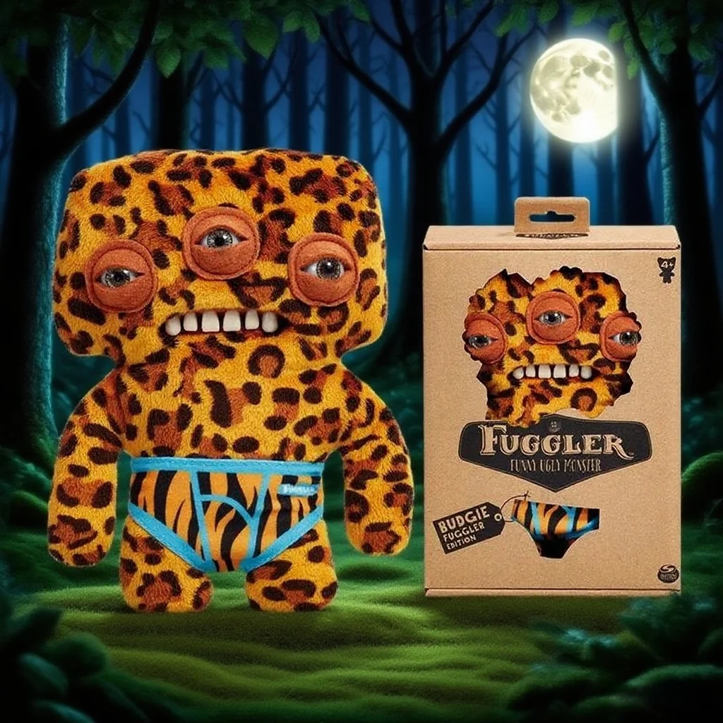 

【Горячая серия】Fuggler Teeth Monster PlushDoll Little Monsters Baby Funk Teeth Treasure Ugly Monster Коллекционные игрушки Праздничные подарки