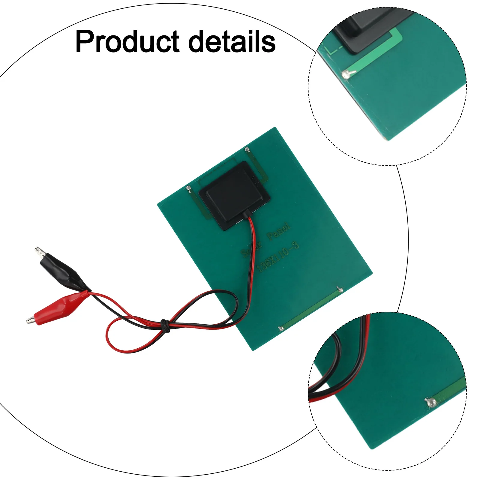 Carbon Emissions Reduction 10W Solar Panel Battery Charging Solar Panel Space-efficient For 9-12V Battery Charging