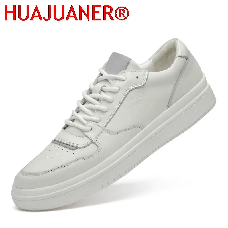 

Leisure Male Breathable Comfy All-Match Outdoor Shoes Men Leather Casual Sneakers Men's Social Walking School Flats Shoes