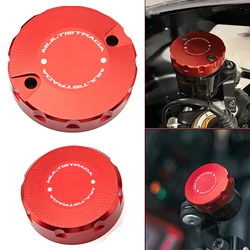 Voor Ducati Multistrada 950 1100 1200 1260 1200 S 1260 S V2 V4 Accessoires Motorcycle CNC Voor Achter Remvloeistofreservoir cover