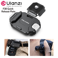 Ulanzi F38 Upgraded Backpack Clip Kit Base V2 for Gopro Sony Canon Nikon DSLR Camera Cage Quick Release Kit Base F38 Arca-Swiss