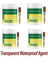 Invisible Waterproof Sealant Caulk Transparent Sealant Roof Repair Adhesive Leak-Proof Coating for Kitchens Roofs Bathrooms