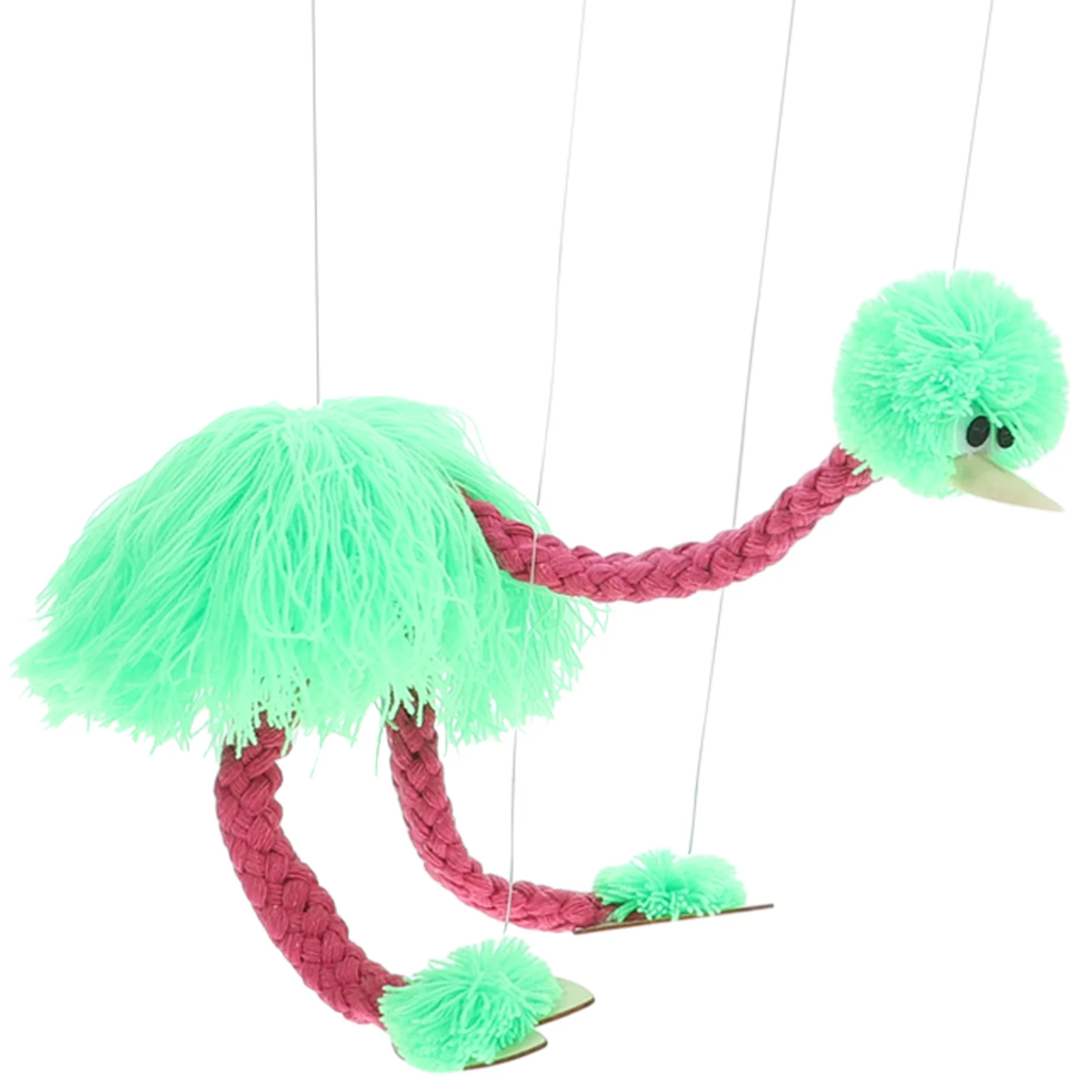 

Plush String Flamingo Puppet Show Toy Animal Marionette Puppets for Adults Baby Toys Babies