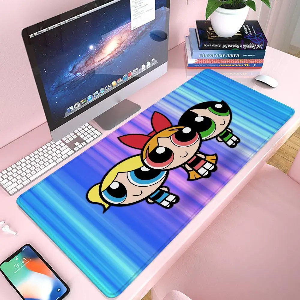 

B-powerpuffs Girls Mouse Pad Gaming 900×400 Mousepad Gamer Xxl Mouse Mat Offices Accessories Keyboard Long Pad Computer Desk Mat