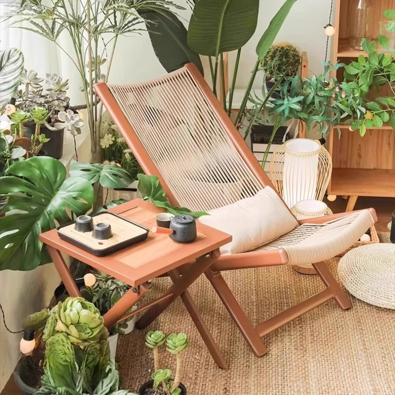 

Кресло с акцентом, современное кресло для отдыха, туристического лагеря, складное кресло для отдыха на открытом воздухе, двор, новый китайский стиль, садовая мебель для балкона