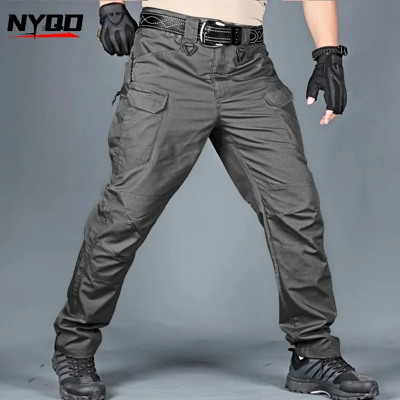 Motorcycle Riding Pants Wear-resistant Waterproof Breathable Tactical Pants Camouflage Pant Overalls Outdoor Multi-pocket Pant