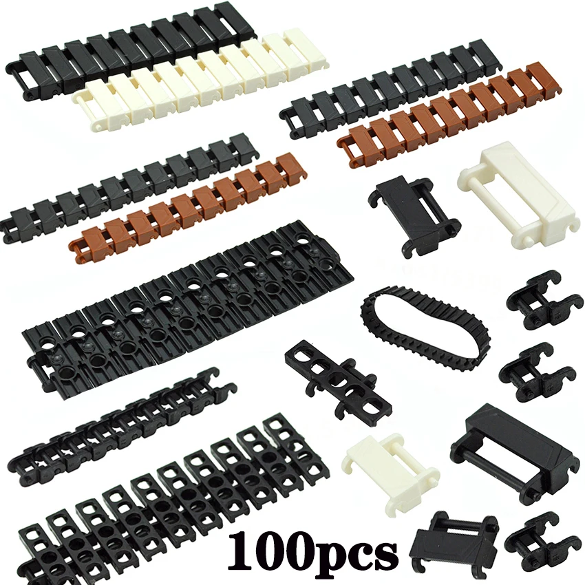 Creative Tank Chain Track Link Building Block Single Wide 1.5 Wide Double Wide Brick 53992 88323 3873 3711 Track Tread Leduo Toy