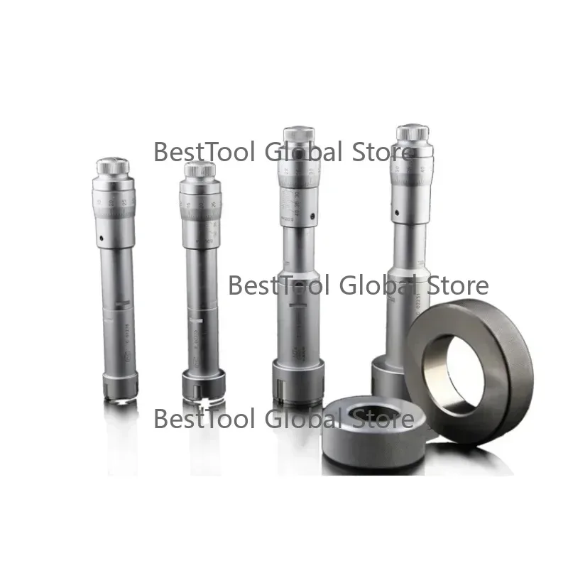 Hot SalesHigh Precision Measuring Tools Three Point Inside Diameter Micrometer 16-20mm 50-63mm Three-jaw Internal Micrometer Set