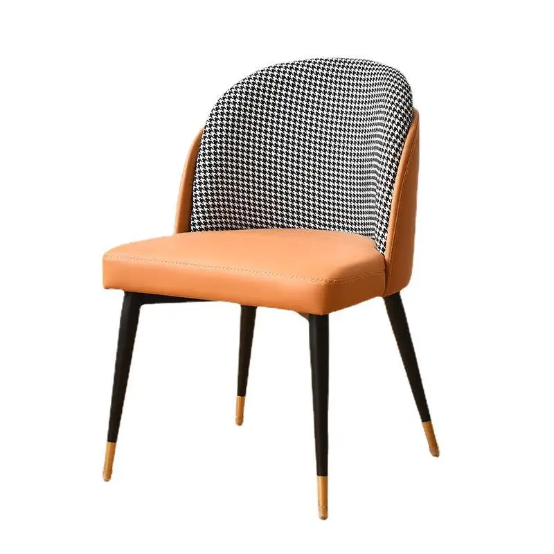 Silla portátil de terciopelo minimalista, sillas de salón relajante, restaurante, diseño de lujo para jugadores, hierro cómodo, Krzesla Do Jadalni