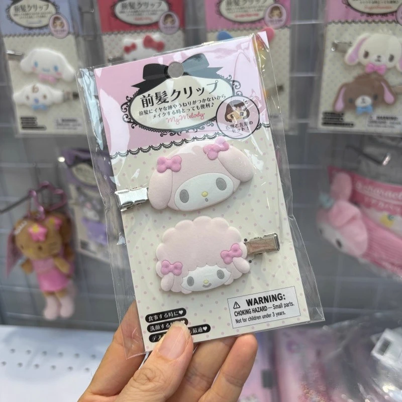 Kawaii Sugarbunnies Hairpin Cartoon Kuromi My Melody Sweet Girl Bangs Side Clip Creative Cinnamoroll Hair Clips Christmas Gifts view 4