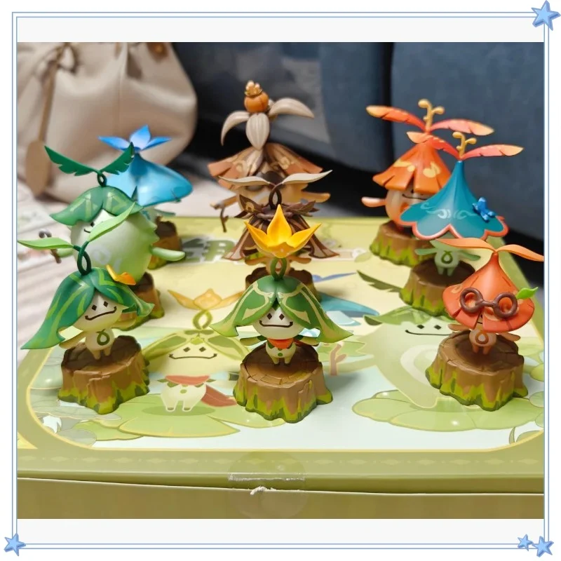 

Genuine Genshin Impact Aranara Series Blind Box Decoration Birthday Present Creative Animation Peripheral Model Mysterious Box