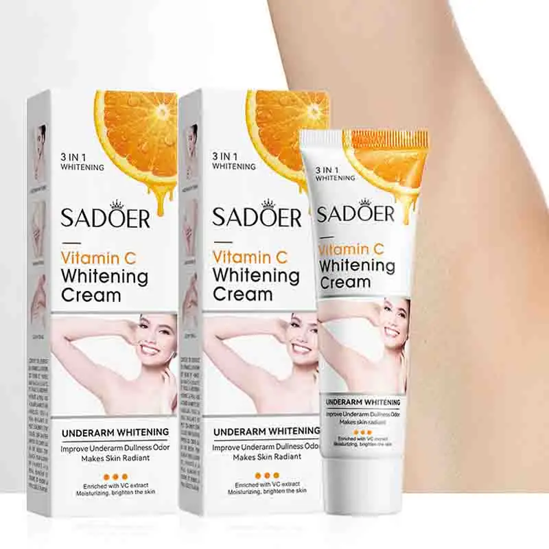 SADOER vitamine C Lotion pour le corps hydratant aisselles soin du corps nourrissant Anti séchage tendre lisse crèmes exfoliants soins de la peau