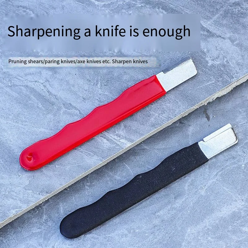 1pc Portable Professional Kitchen Knife Sharpener Tungsten & Diamond Ceramic Sharpening Stone for Garden Scissors