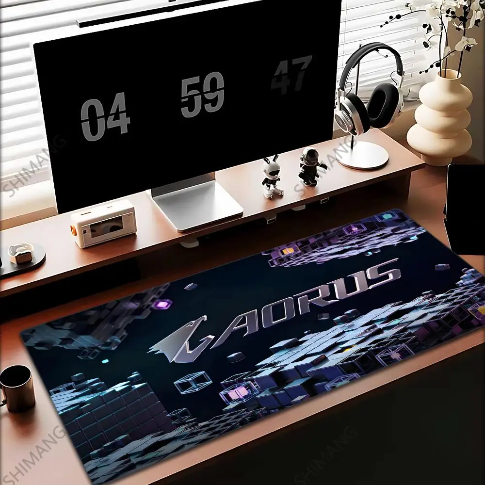 

GIGABYTE AORUS красивые иллюстрации стильные узоры офисный коврик для компьютерного стола большой коврик для мыши подушка для ноутбука нескользящий декор