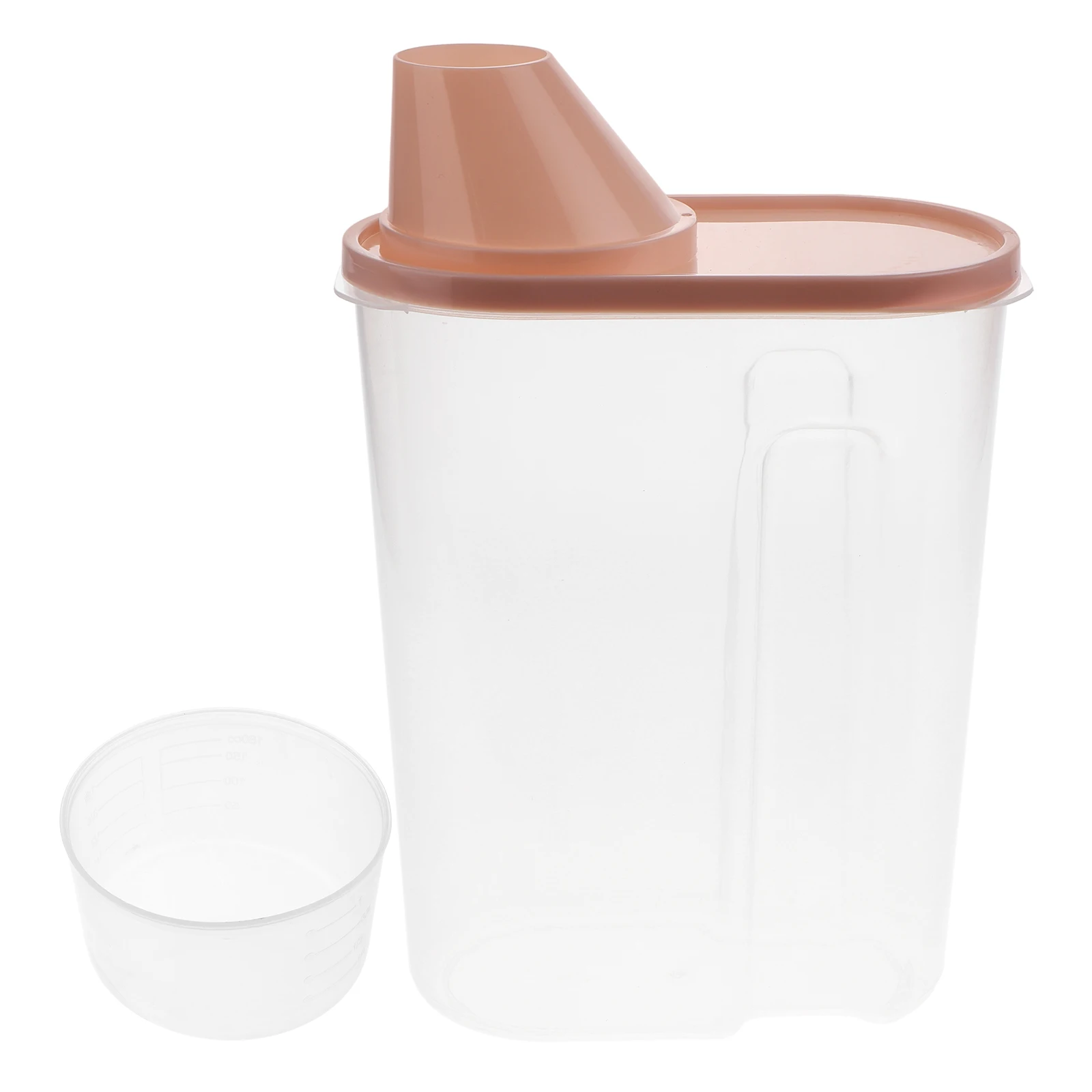 

25L Airtight Grain Storage Tanks Eco Plastic Containers Food Cereal Box Sealed Can Transparent Kitchen Pantry Organization Space