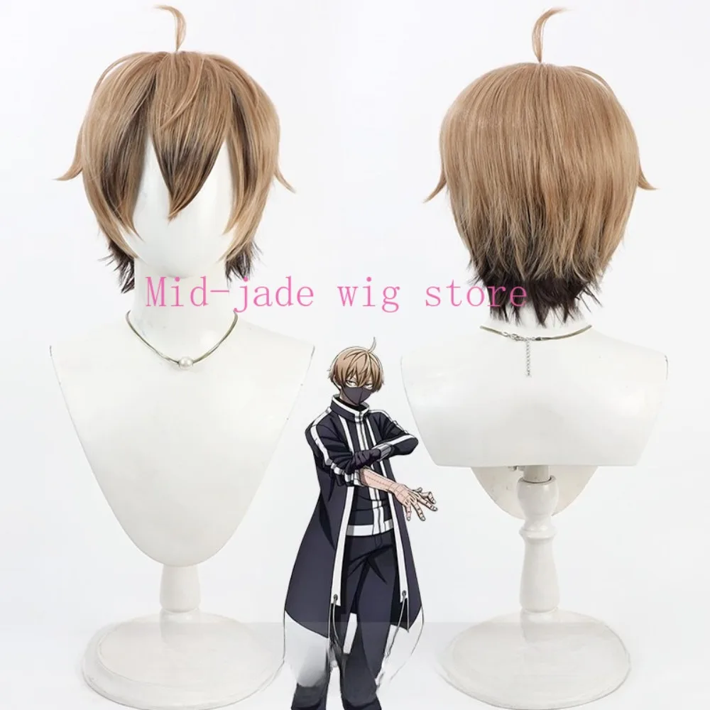 Jin Kougasaki Cosplay Wig Realistic Scalp Gradient Hair for Valentine Anime Event and Studio Photo Shoot