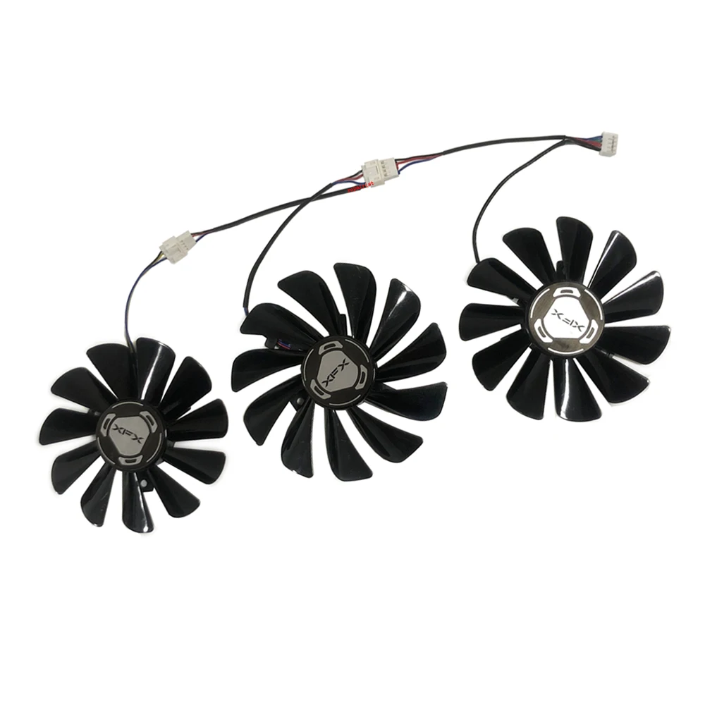 3Pcs/Set,FY09015M12LPA,Graphics Card Fan,GPU VGA Cooler,For XFX RX 5700 XT RX5700XT,Video Cards Cooling,Replace FDC10U12S9-C