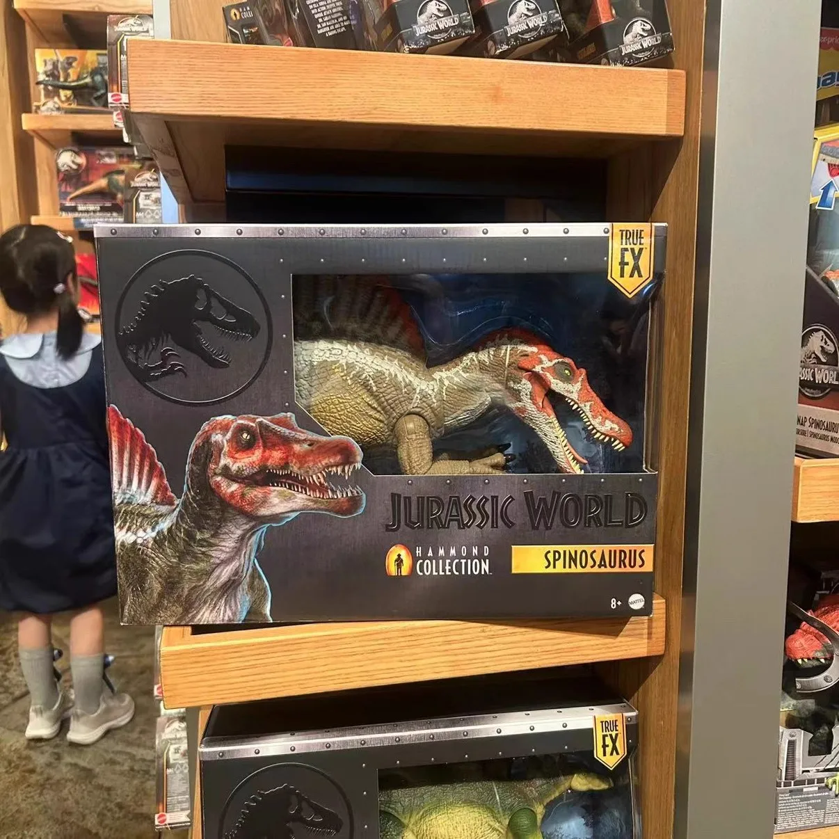Jurassic World JCH09 Spinosaurus Hammond colección figuras de Anime modelo de dinosaurio figura de acción juguetes coleccionables regalos en Stock