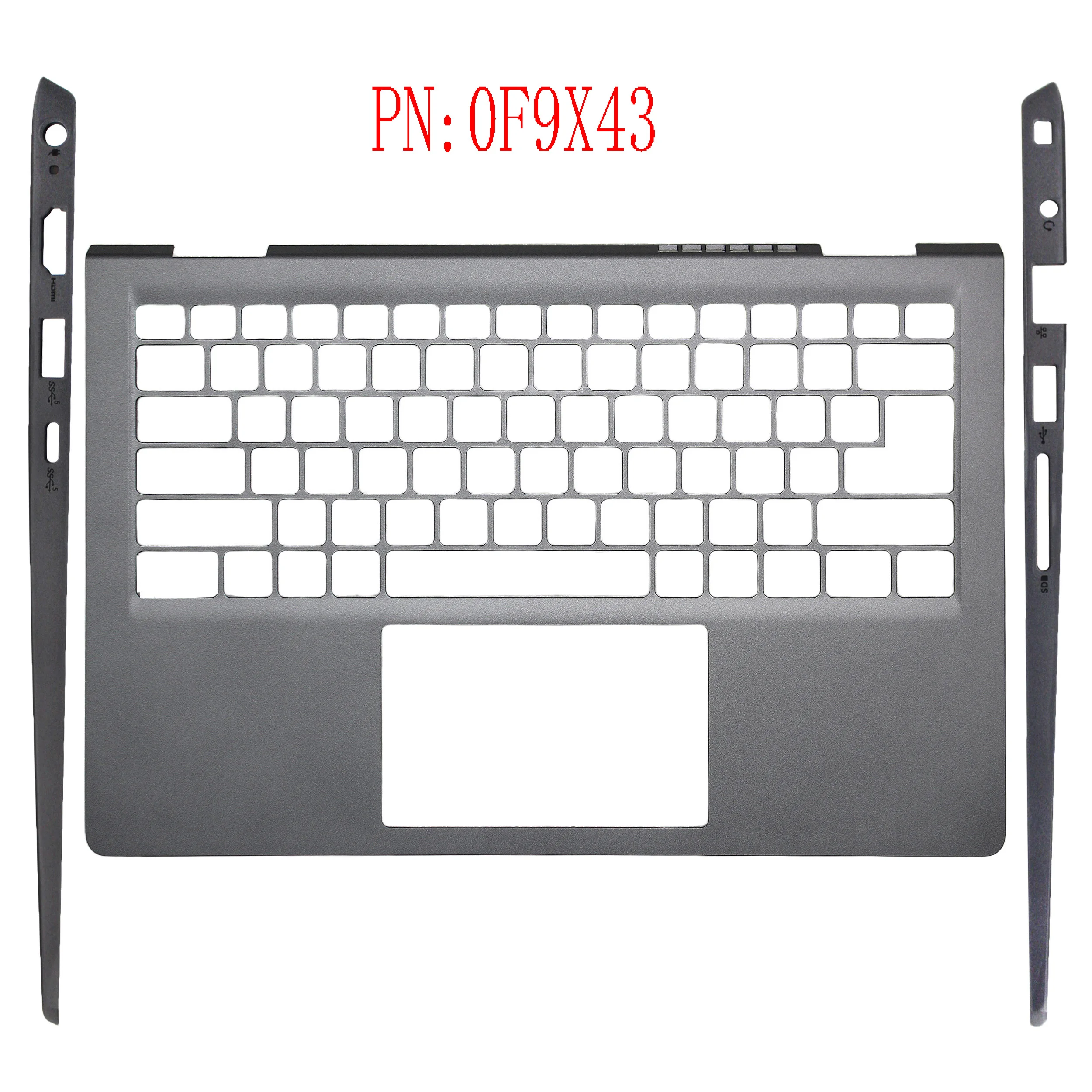 

Новинка для Vostro 14 3420 V3420 3425 V3425 P152G, крышка ЖК-дисплея, задняя крышка, верхняя часть упора для рук, нижняя нижняя часть корпуса, серый, черный корпус