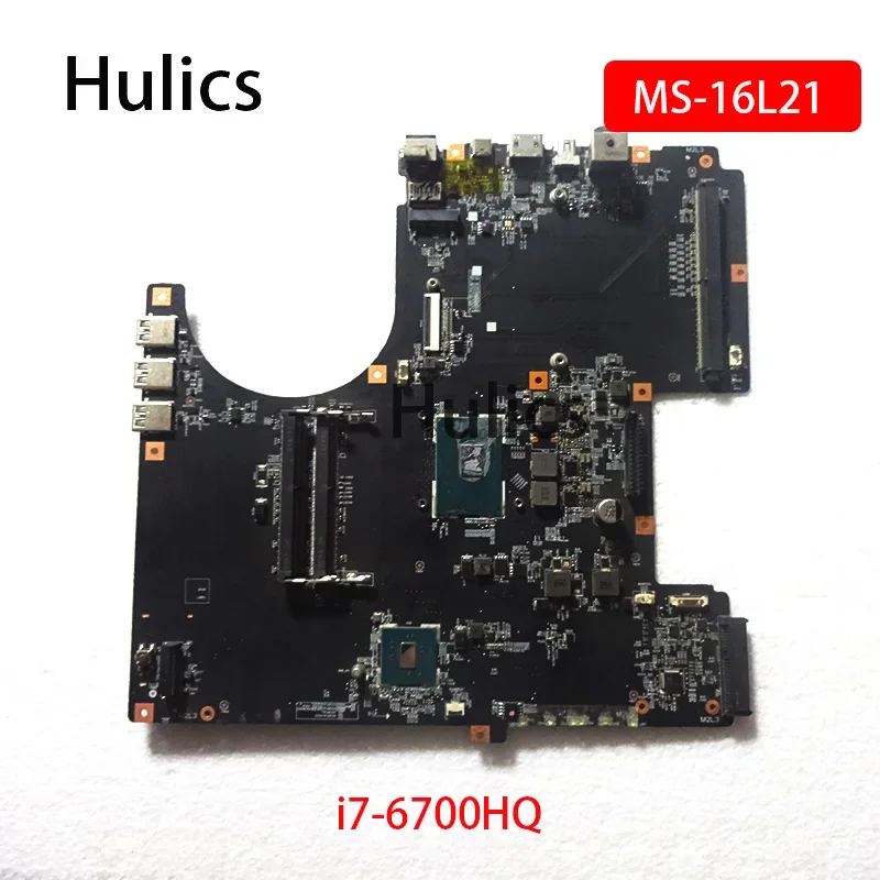 Hulics Used For MSI GT62VR Laptop MOTHERBOARD SR2FQ I7-6700HQ MS-16L2 MS-16L21 VER:1.0