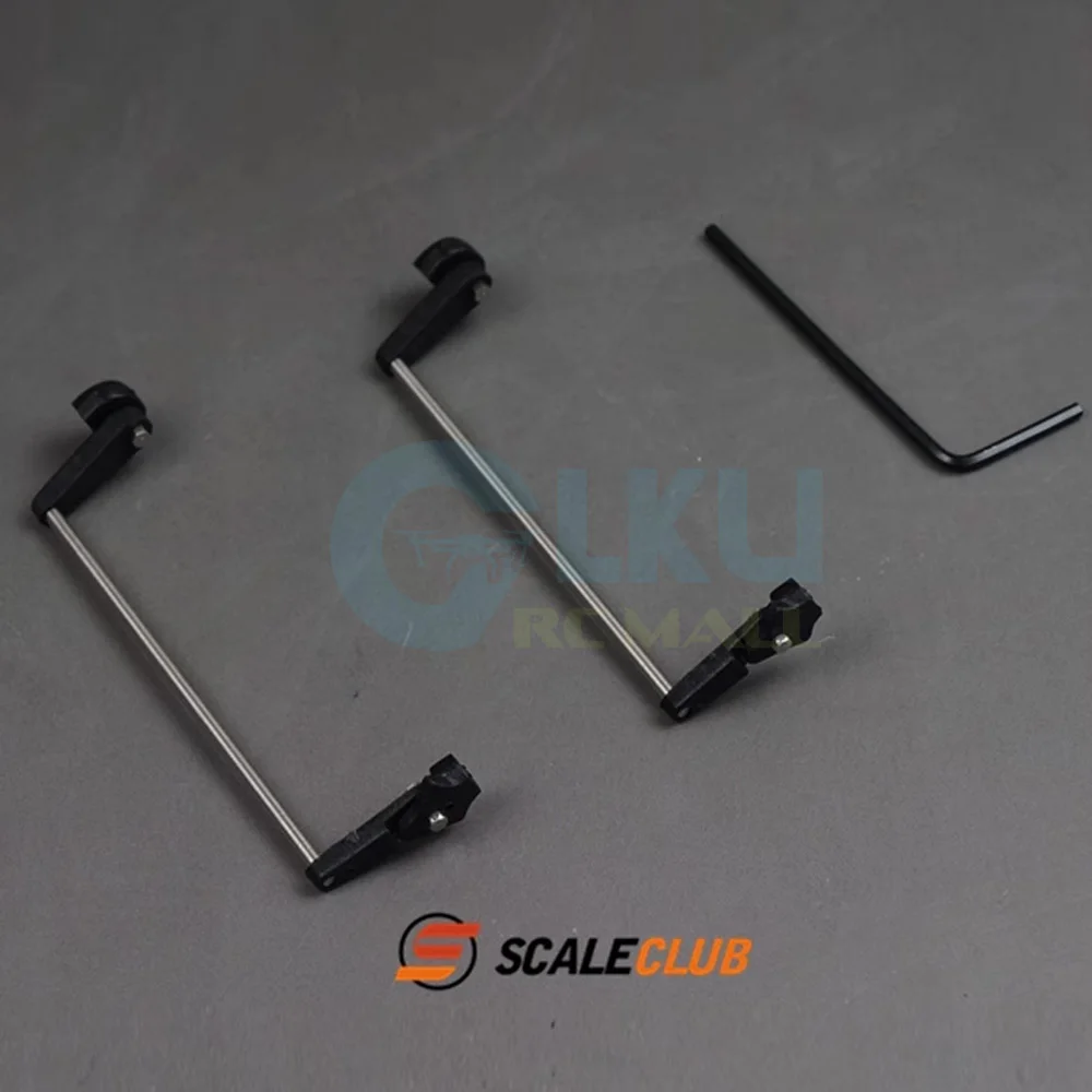 1 paire de support de simulation de rétroviseur SCALECLUB JZ-BZ-1 pour camion de traction Tamomia 1/14 RC modèle de camion à benne basculante de boue
