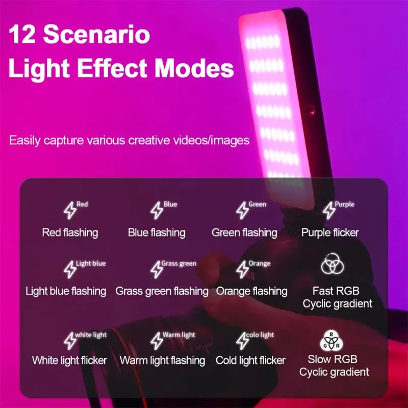 ANLAIKE Перезаряжаемая LED заполняющая лампа с 3 режимами цветовой температуры, портативная карманная лампа для телефонов, ноутбуков, макияжа, YouTube
