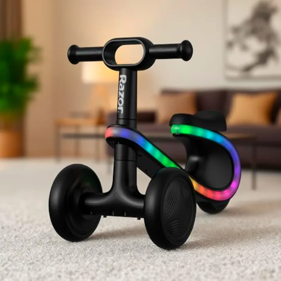 ライトウェーブ ベビー＆幼児用バランスバイク 3輪シート付きスクーター 12～30ヶ月向け バランスバイク 1歳児用ファーストバイク