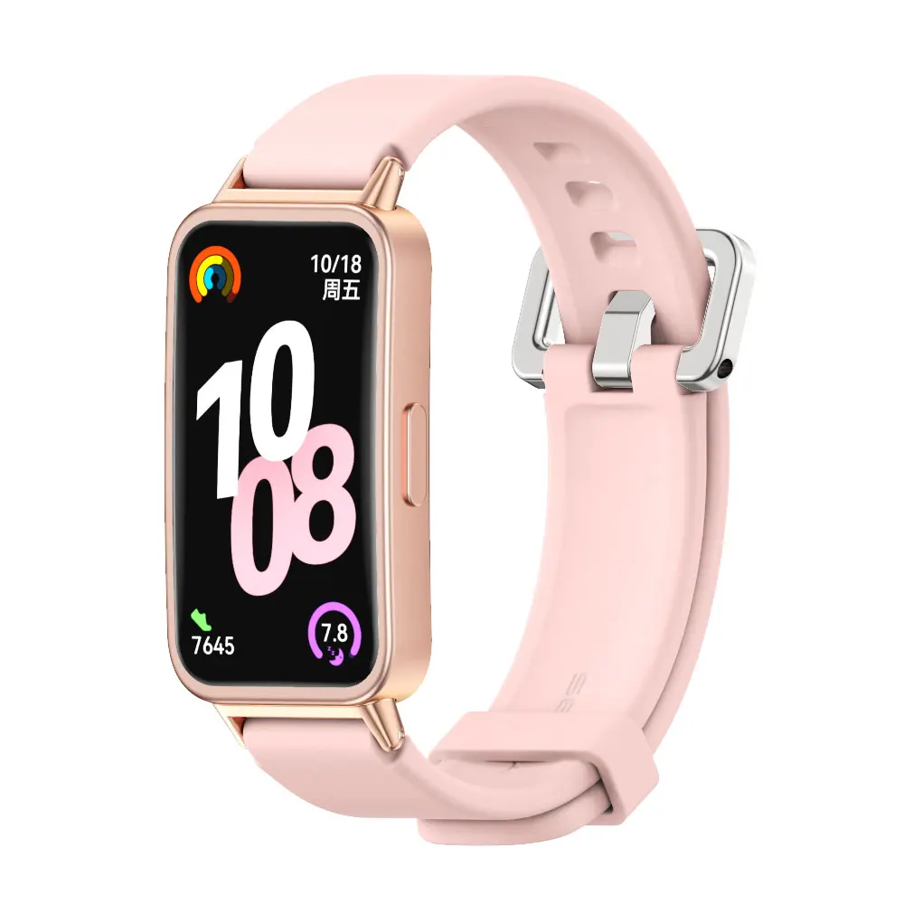 For Huawei Band 10 Strap Wristband For Huawei Smart Band 10 Silicone Watchband for Huawei Band 9 8 Bracelet Accessories Casual