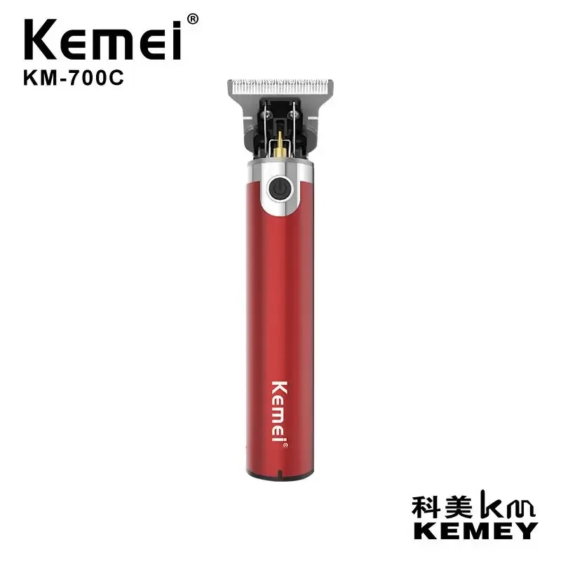 Kemei Km-700c Factory Direct Sales Cordless Engraving Exquisite Professional Electric Hair Clipper