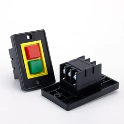 AC 380V 2KW I/O On Off Start Stop Push Button Switch 6 Screw Terminals QCS1