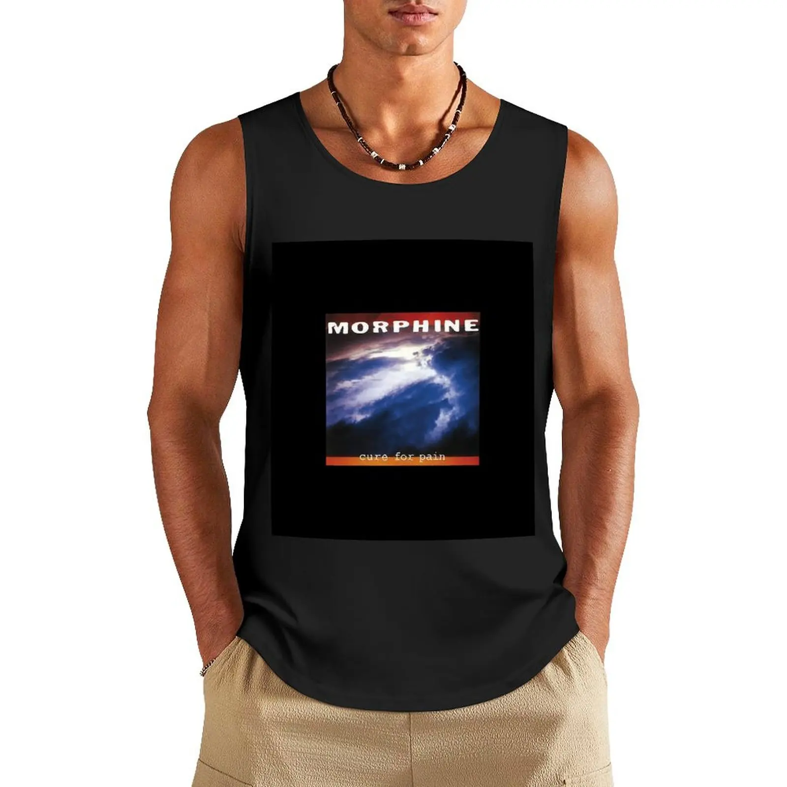 

Vintage morphine cure of pain, band rock . Essential . Tank Top Bodybuilding shirt bodybuilding