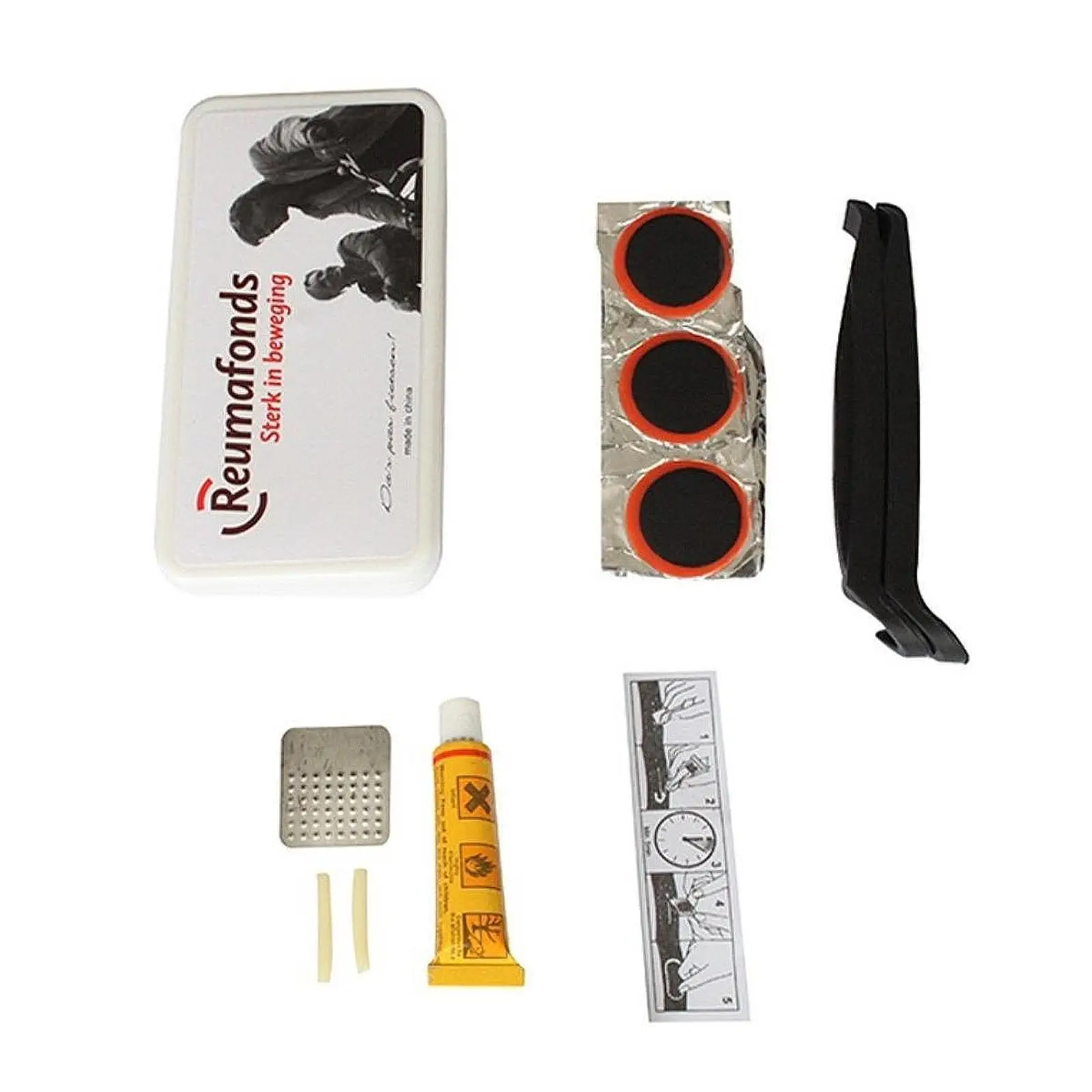 مجموعة رقعة ثقب الأنبوب الداخلي للمطاط القابل للنفخ، ملحقات الأدوات العملية متعددة الاستخدامات، مجموعة رقعة الإطارات مع صندوق تخزين #1