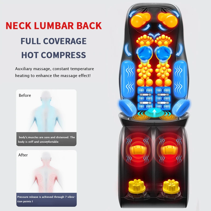 

Shoulder and cervical vertebra massager instrument multi-function acupoint waist shoulder back whole body electric physiotherapy