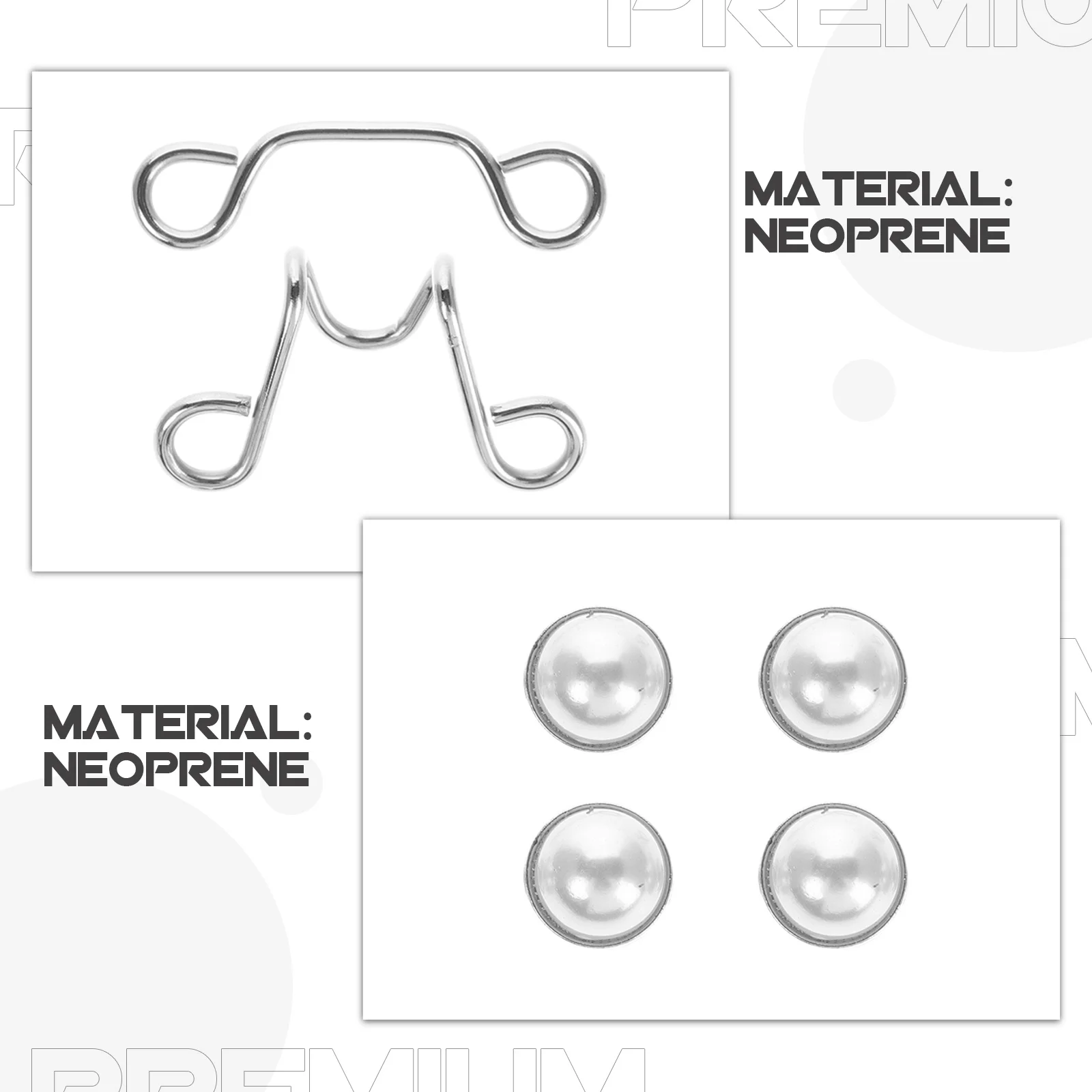 3 tensores de cintura con hebilla ajustable, extensor de botón para pantalones sueltos, Clip de Pin de pretina blanco para mujer