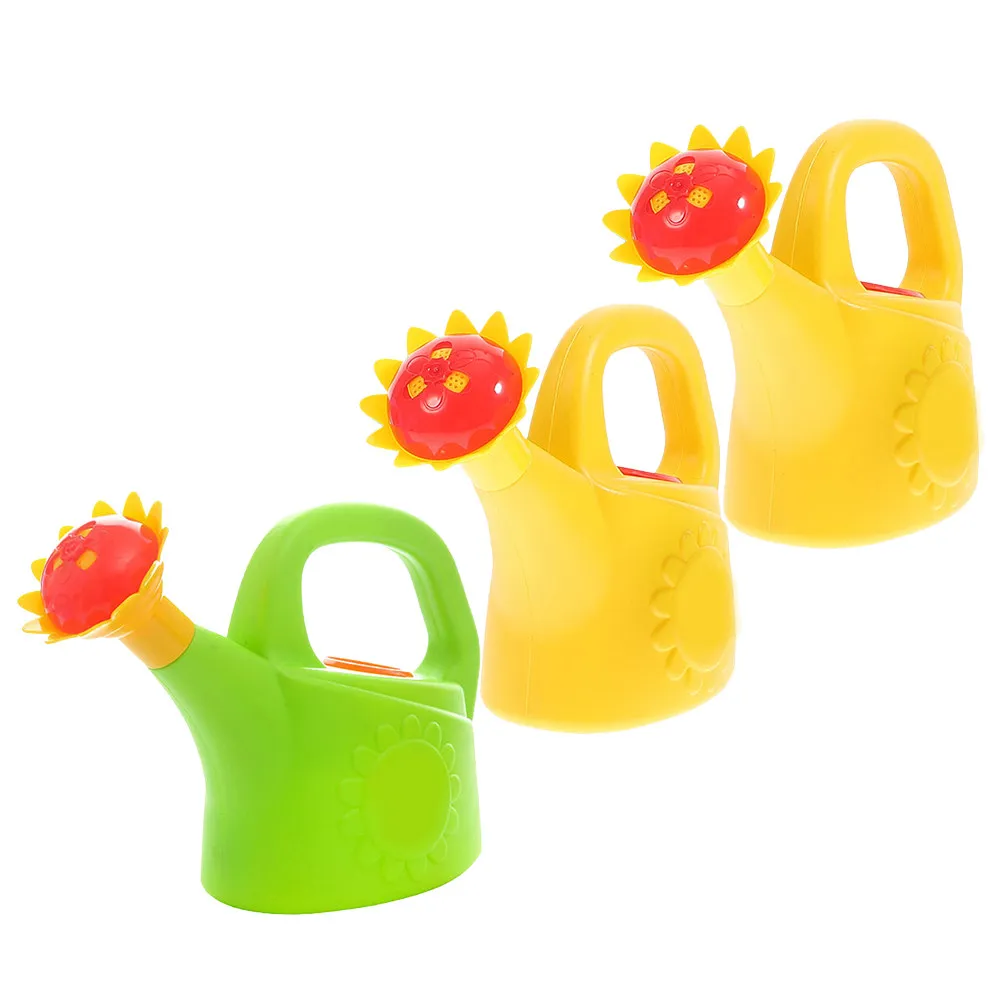 

Набор из 3 детских лейок: мультяшные пластиковые лейки для полива, игрушки для ванны, улицы и дома, развивающие игрушки для раннего обучения