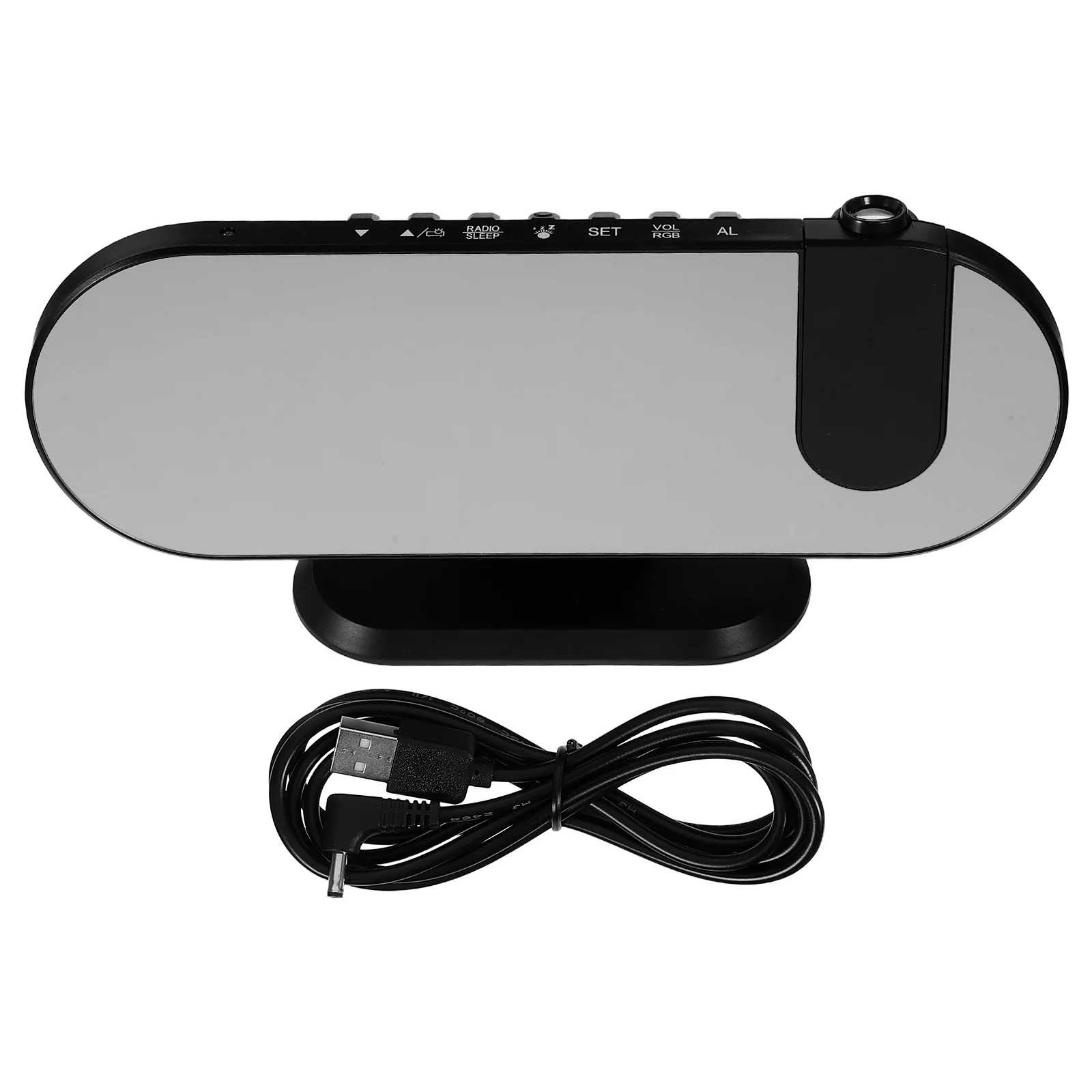 

Smart Led Alarm Large Color Screen Temperature Display Auto Dimming Usb Charging Snooze Function Digital Clock Date Day