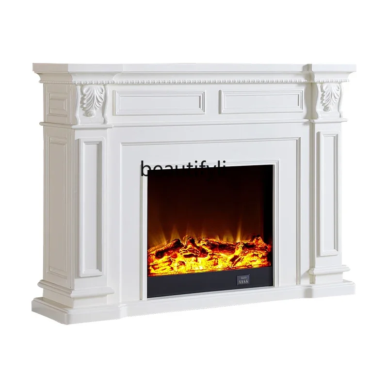 American fireplace decorative cabinet European fireplace rack Electronic fireplace core simulation Fire home