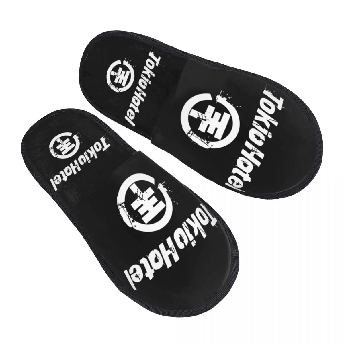 Tokio Hotel Music House Slippers Women Comfy Memory Foam Pop Rock Slip On Bedroom Slipper Shoes