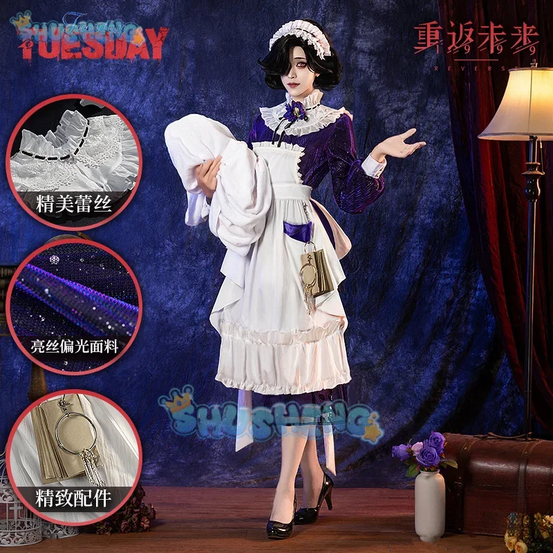 

FC6Shusheng Reverse:1999 Tuesday Christine Game Suit Lovely Maid Dress Uniform Cosplay Costume Halloween Party Role Play Ou@FC8！