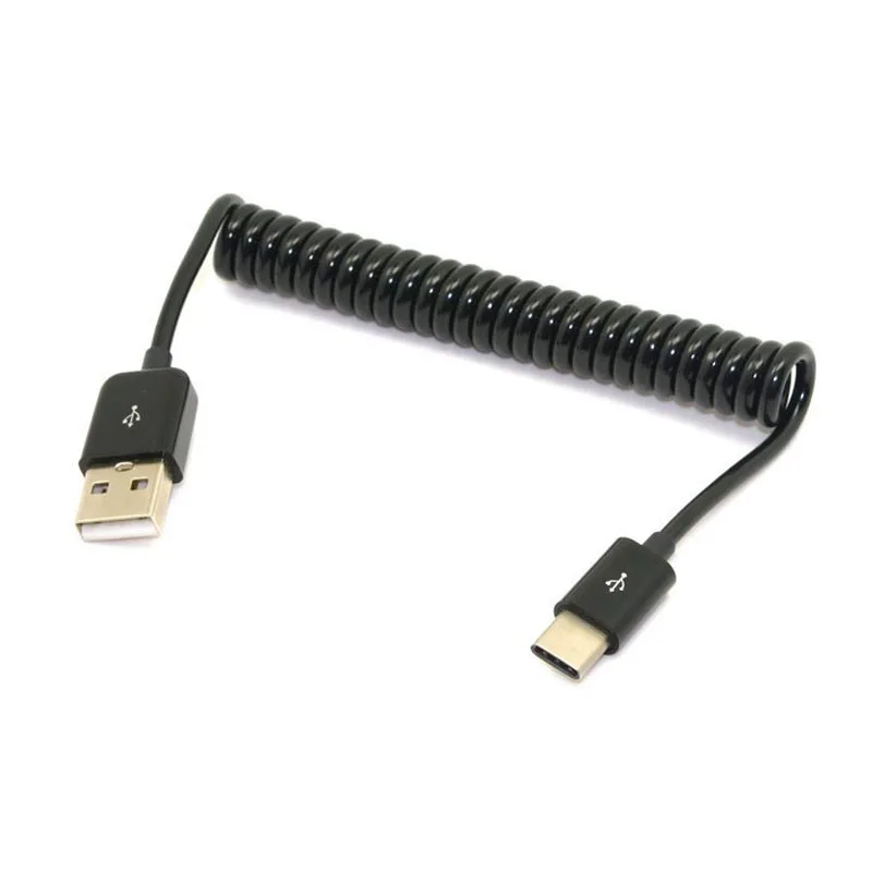 Chenyang Stretch USB-C 3.1 Type C Male to Standard USB 2.0 A Male Data Cable High Quality for N1 Tablet & Mobile Phone 1m